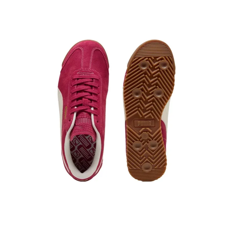 PUMA Roma Anti Slip Wear Resistant Low Top Casual Shoes Unisex Red-3