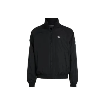 Calvin Klein Logo patch Zip up Windbreaker
