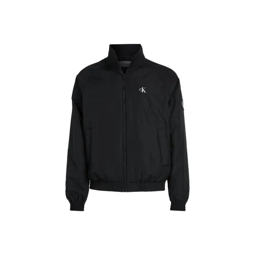 Calvin Klein Logo patch Zip up Windbreaker