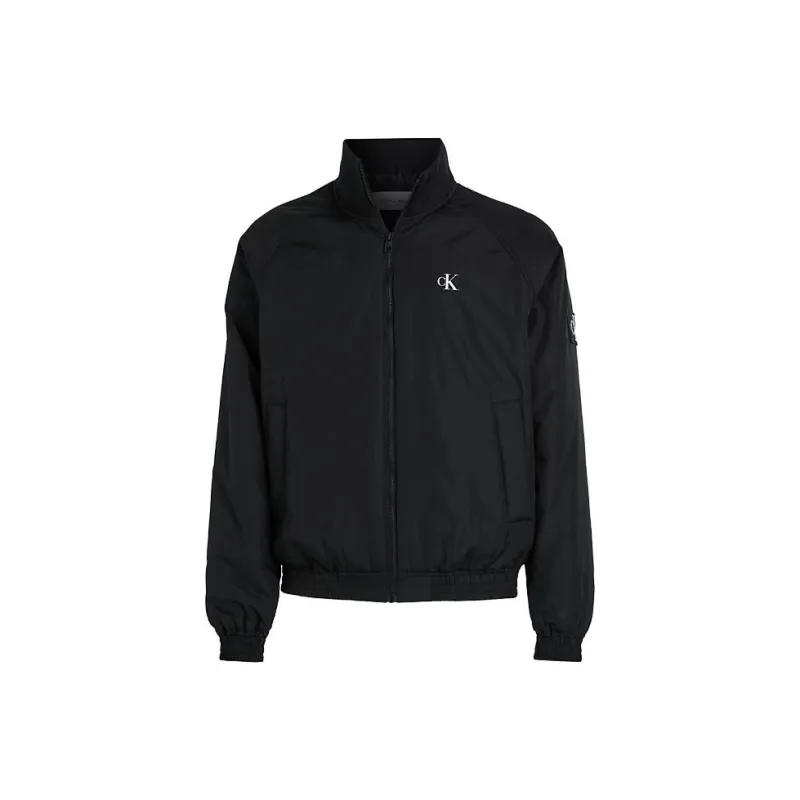 Calvin Klein Logo patch Zip up Windbreaker-0