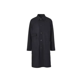 Burberry Coats Men's Charcoal Heather Gray