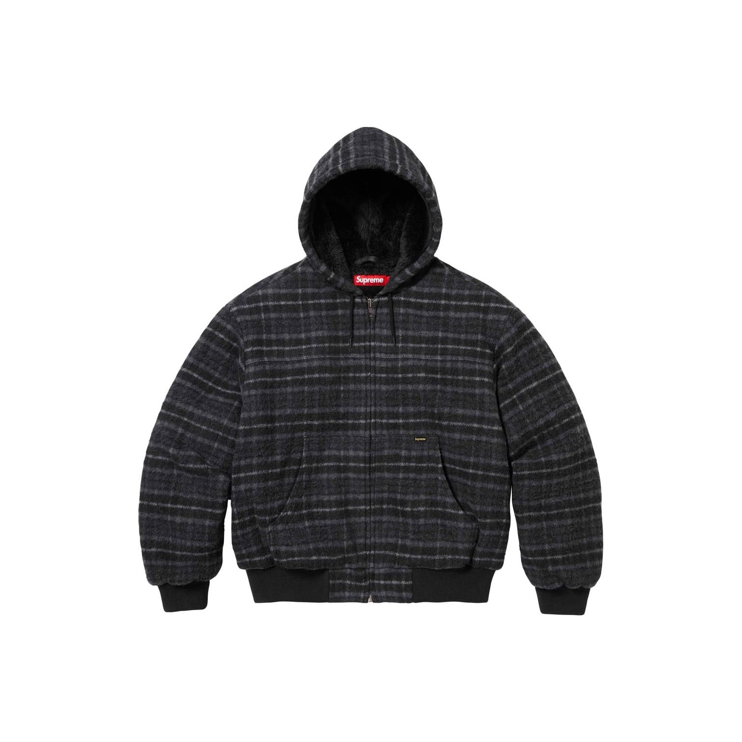 ジャケット・アウター Supreme Plaid Wool Hooded Work Jacket S Supreme Plaid Wool Hooded Work Jacket (FW23) - $238