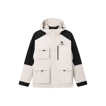 CAMEL All weather Waterproof And Windproof To Keep Warm Windbreaker Jacket Unisex