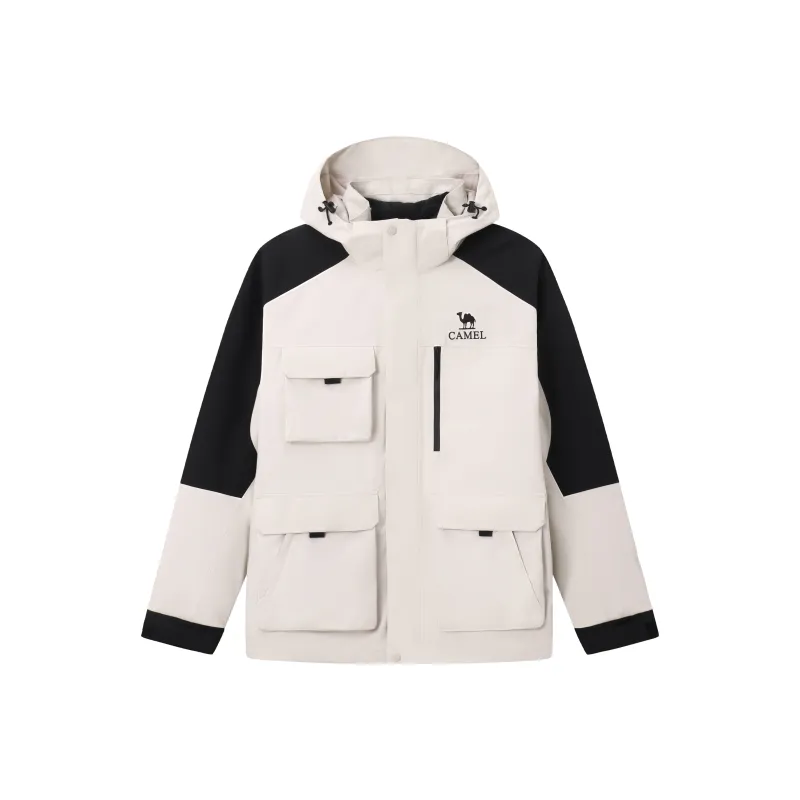 CAMEL All weather Waterproof And Windproof To Keep Warm Windbreaker Jacket Unisex-0