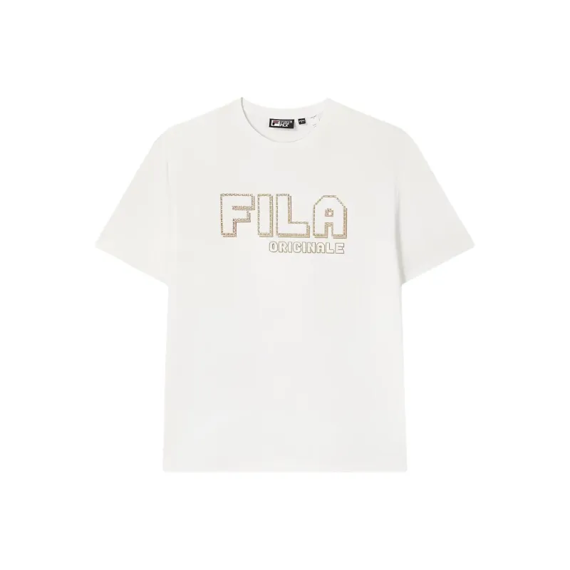 FILA T Shirts Men Cloud White-0