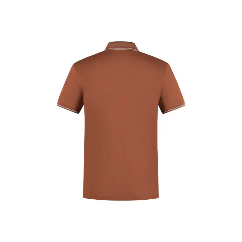 GOOD LUCK GLADIUS Polo Shirt Men's Brown-1