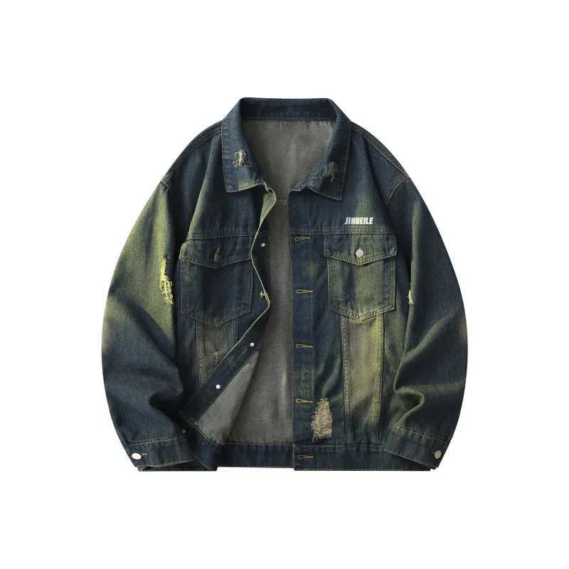 JINBEILE Denim Jackets Unisex-4