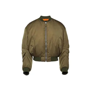 PRADA Zip Up Down Bomber Jacket
