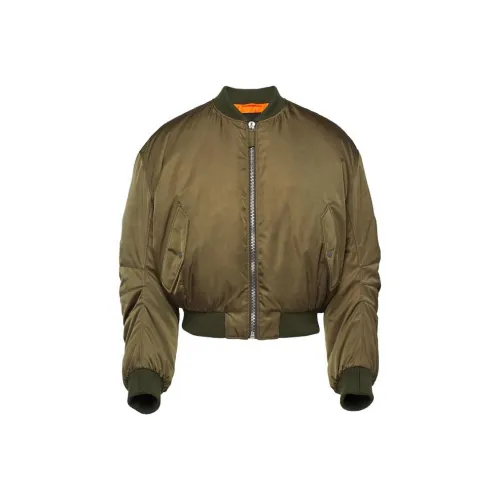 prada that Zip Up Down Bomber Jacket