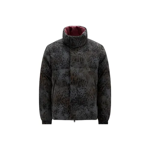 Moncler FW22 Down Jacket Men's Brown Gray