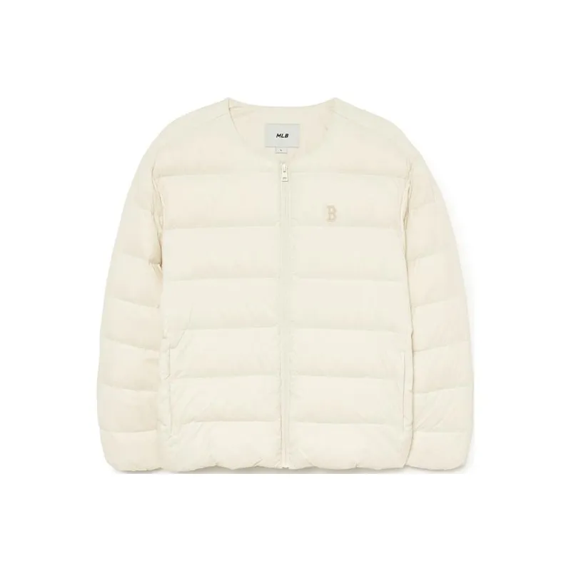 MLB Boston Red Sox Down Jackets Unisex Ecru-0