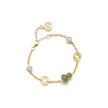 TAOHUAZHAOZHAO S925 Silver Bracelets Women's