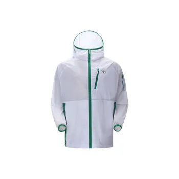 Panda Breathable Water-Resistant UV Protection Sun Protection Clothing Unisex Jade White/Warehouse Emerald Green