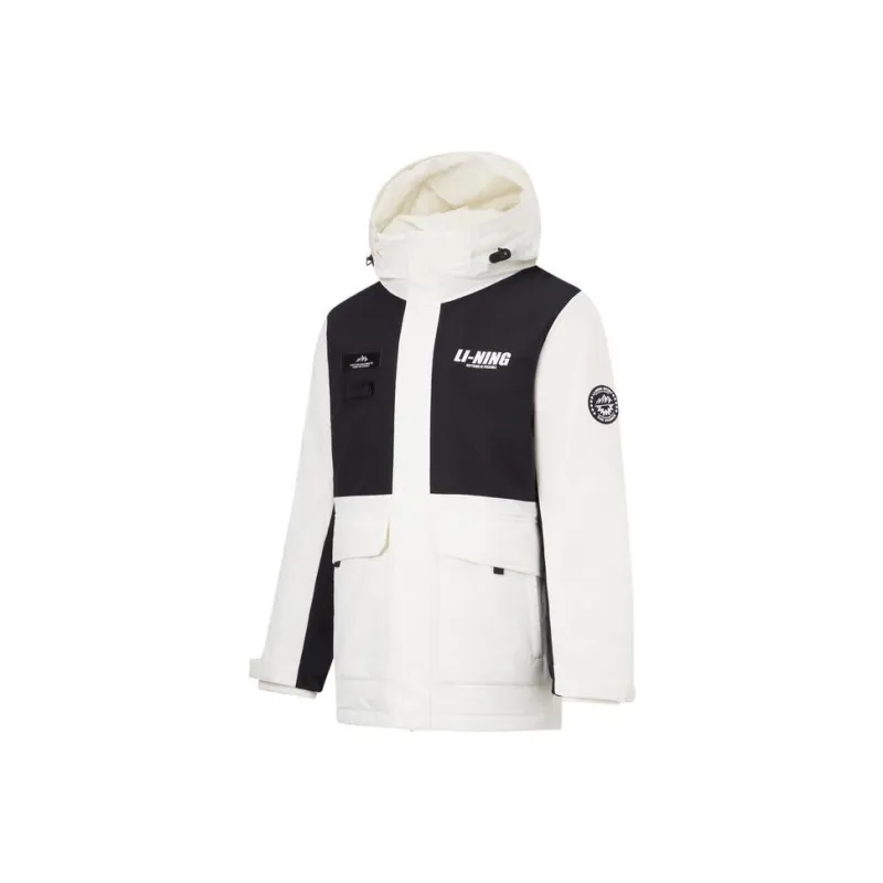 LiNing Fondue Down Series Down Jacket Men's Ivory-0