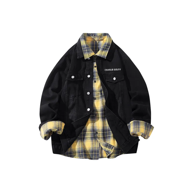 CHARLIE GOLF Denim Jacket Unisex-12