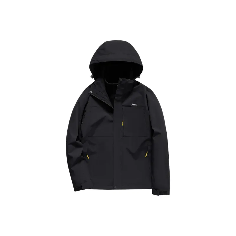 Jeep Leisure Collection Outdoor Hiking For Urban Living/Travel/Commuting Windbreaker Jacket Unisex-28