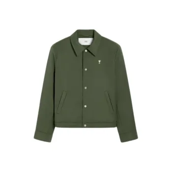 AMIPARIS Jackets & Coats Men's Olive Green