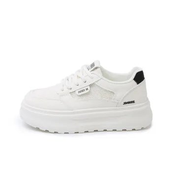 King Jinmai Height Increasing Abrasion Resistant Lightweight Breathable Slip Resistant Low Top Skateboard Shoes Women's