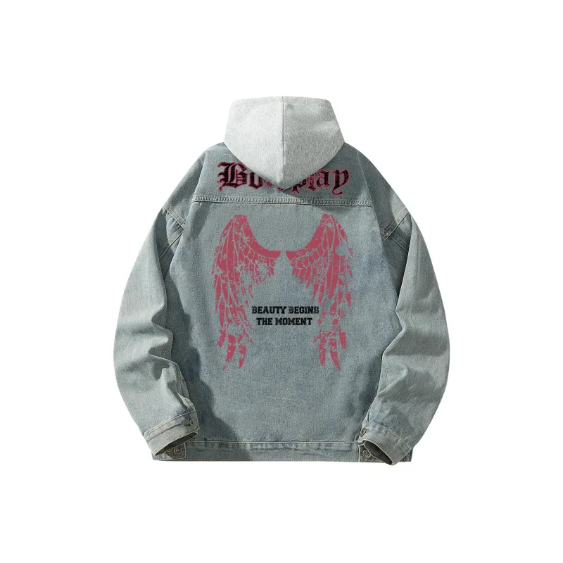 BOTH PLAY Denim Jackets Unisex-33