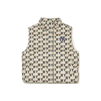 MLB Mlb Old Flower Down Jacket Unisex Dark Cream