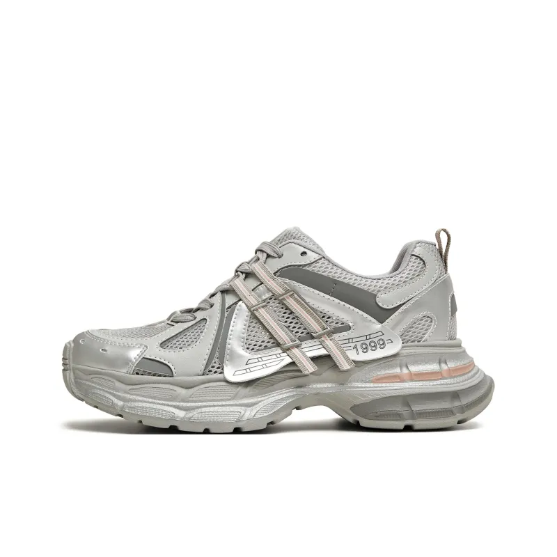 Teenmix 1999S Iridescent Summer Leap Cushioning, Abrasion Resistant, Slip Resistant Low Top Chunky Sneakers Women's-0