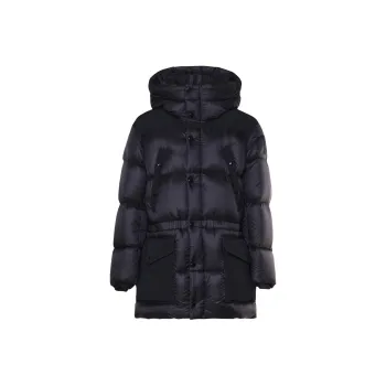 Burberry High Neck Hooded Padded Coat