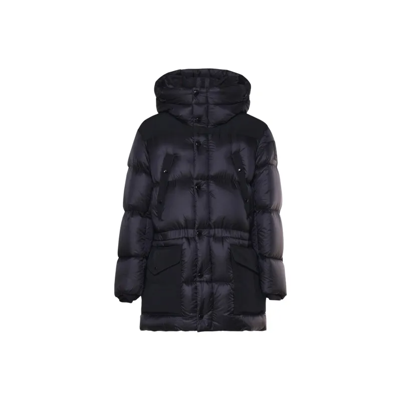 Burberry High Neck Hooded Padded Coat-0