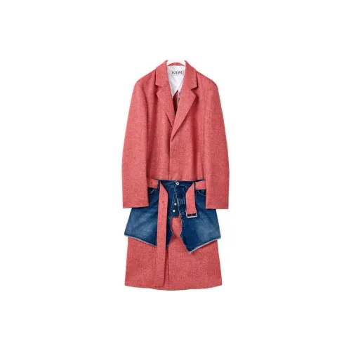 LOEWE Coats Men Pink