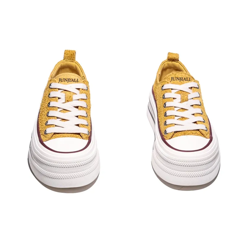 Junjali Slip Resistant Low Top Skateboard Shoes Women's-2