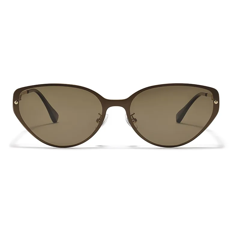 Sagawa Stainless Steel Cat Eye Sunglasses Unisex-1