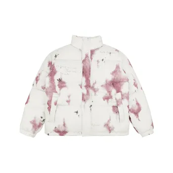 EMPTY REFERENCE Puffer Jacket Unisex White