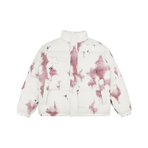 EMPTY REFERENCE Puffer Jacket Unisex White