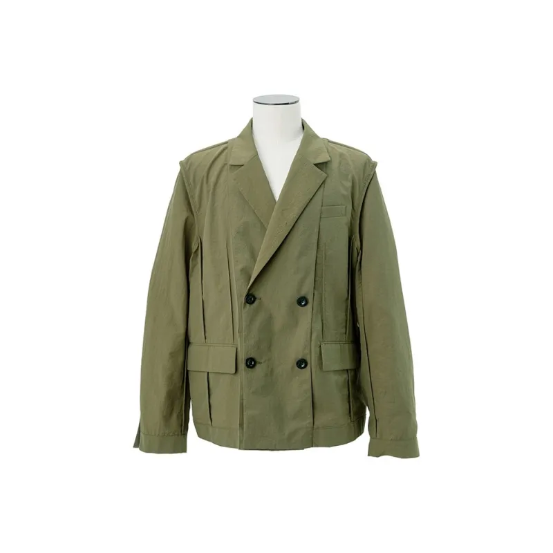 Sacai SS25 Jackets Men Khaki-0