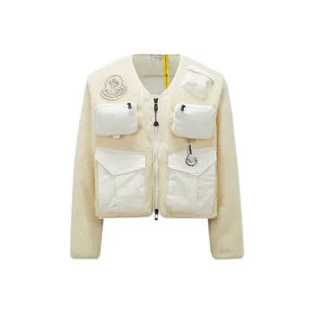 MONCLER GENIUS X Pharrell Padded Teddy Cardigan