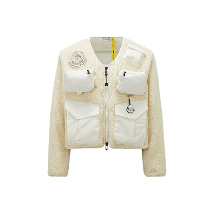 Moncler X Pharrell Padded Teddy Cardigan-0
