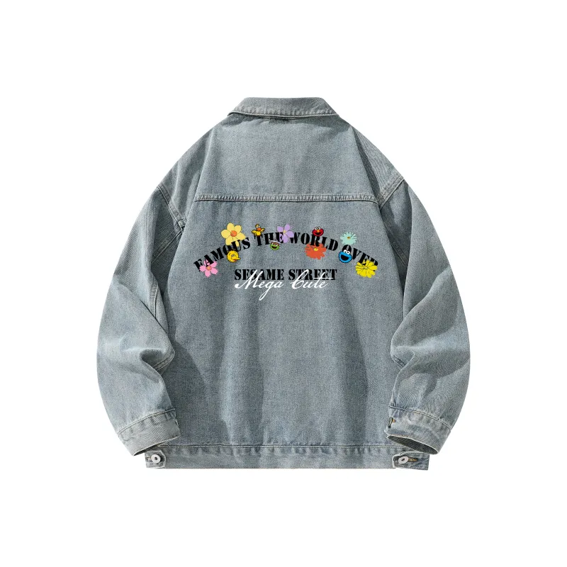 SESAME STREET Denim Jacket Unisex-9