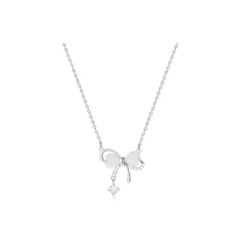 SUCH NICE Glass Cat Eye Necklaces Women's