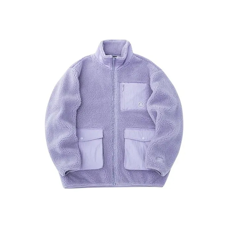 ANTA Life Collection Velvet Jackets Men Purple-0