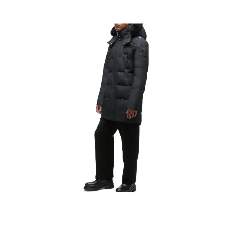 Moose Knuckles FW23 Cloud Parka Neoshear Coats Men's Black-0
