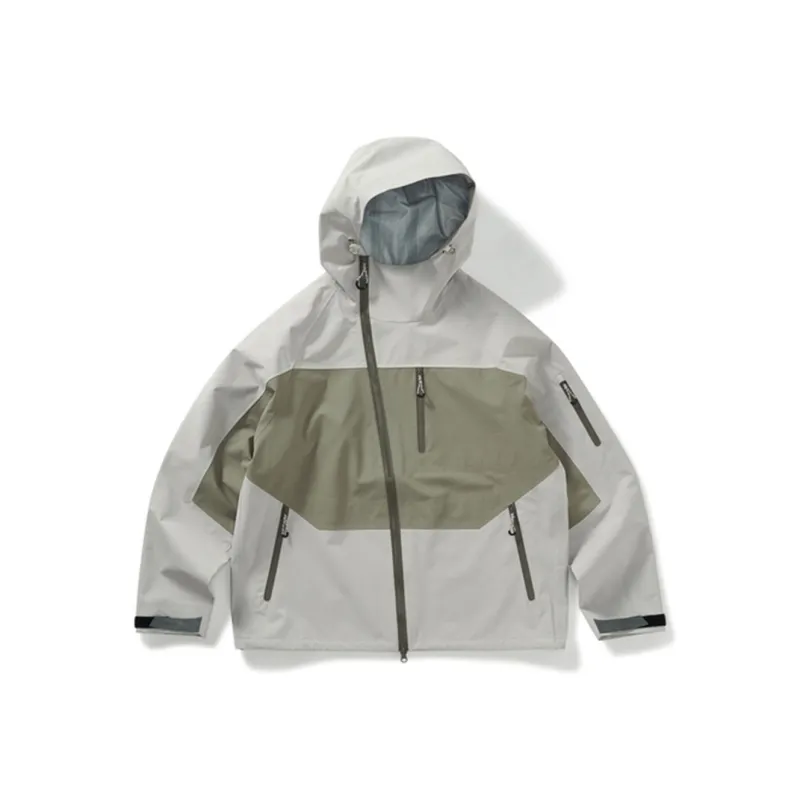 714STREET Water Resistant Windproof Wear Resistant Warm Water Repellent Windbreaker Jacket Unisex-2