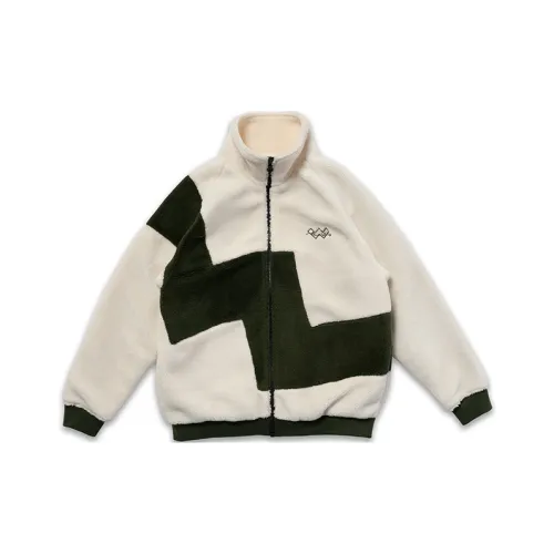 THEWIZBRAND Loose Fit Jacket Unisex White