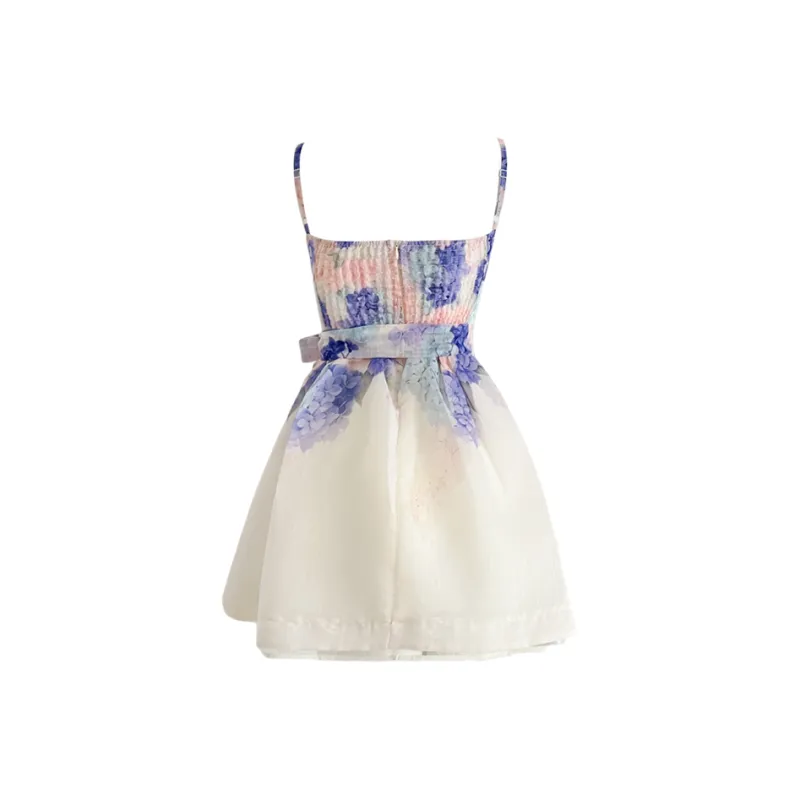 Udon House Slip Dress Women's Purple Pink-1