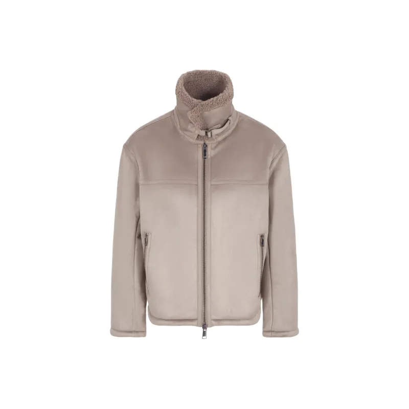 ARMANI EXCHANGE Shearling collar Jacket-0
