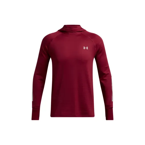 Under Armour Launch EliteCold Weather FW24 Sweatshirt Men's Deep Red/Reflective