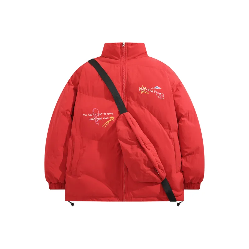 Pepe The Frog Puffer Jacket Unisex-26