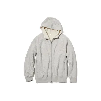 UNIQLO Velvet-feel Coat Men's Gray