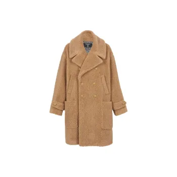 BALMAIN Long Double-Breasted Buttoned Coat