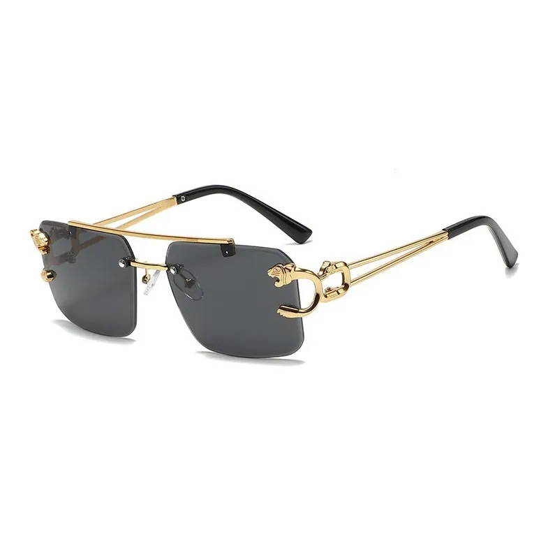 YUZHAOLIN Metal Square Sunglasses Unisex-0