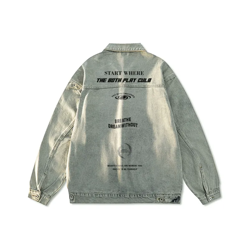 BOTH PLAY Denim Jackets Unisex-5