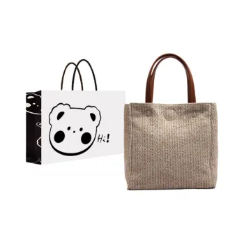 NX DOUGHNUT Woven Handbag Women's Multicolor